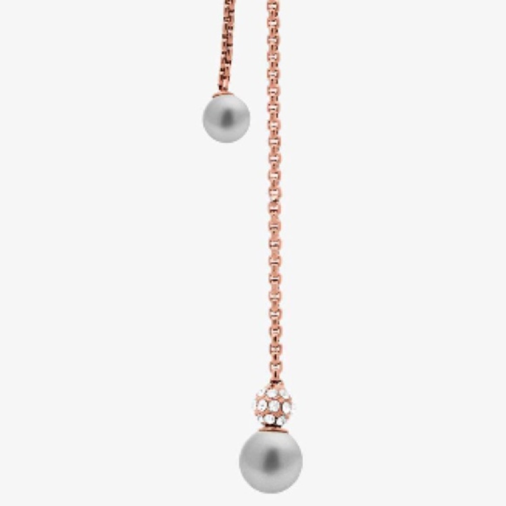 NWT MICHAEL KORS Women's Pearl Pendant Necklace - Picture 7 of 8